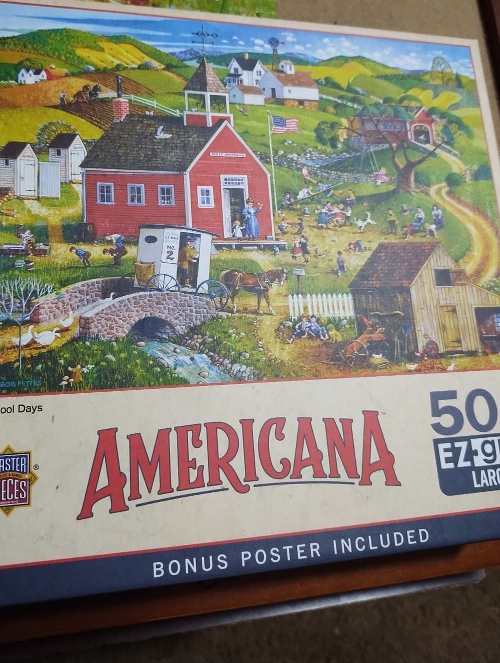 500-Piece Jigsaw Puzzle - Vintage Red Artwork
